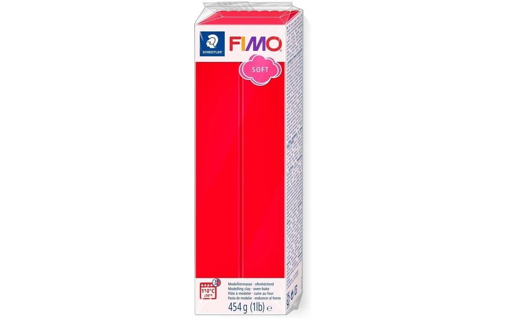 FIMO FIMOsoft Grand bloc rouge indi (454 pces)