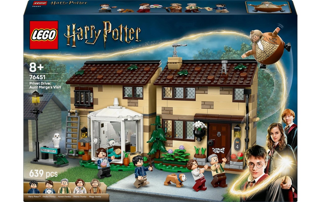 LEGO® Harry Potter Chemin des troènes: la visite de tante Magda 76451
