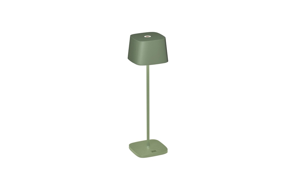 Konstsmide Lampe de table à accu USB Capri, 2700-3000 K, 2.2 W, vert menthe
