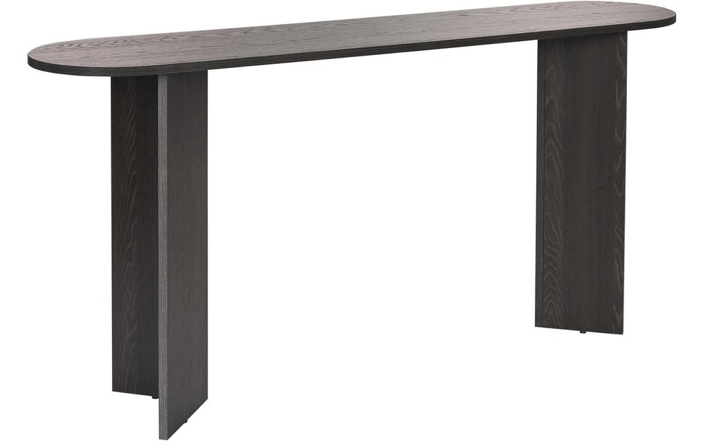 Woody Fashion Buffet Sira Lumiere Black 150 x 75 cm, Noir