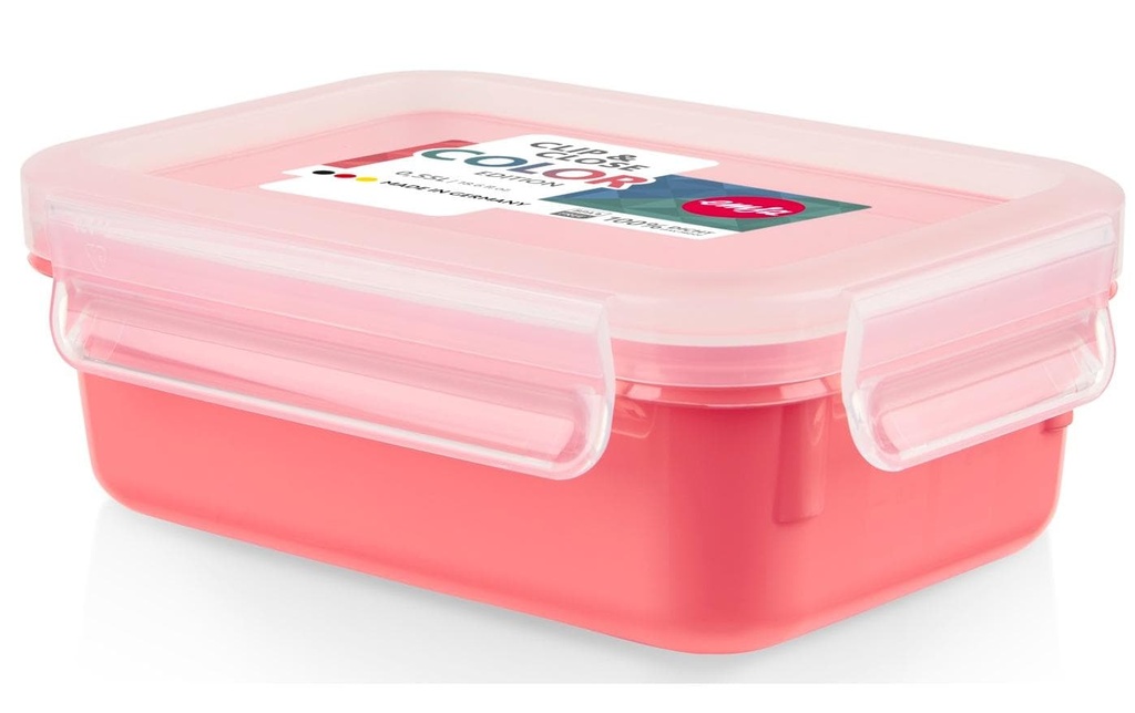 Emsa Récipients à provisions Clip & Close 0.55 l, Rouge