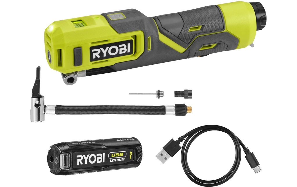 Ryobi Werkstatt Compresseur à batterie Mini 4 V USB RI4-120G
