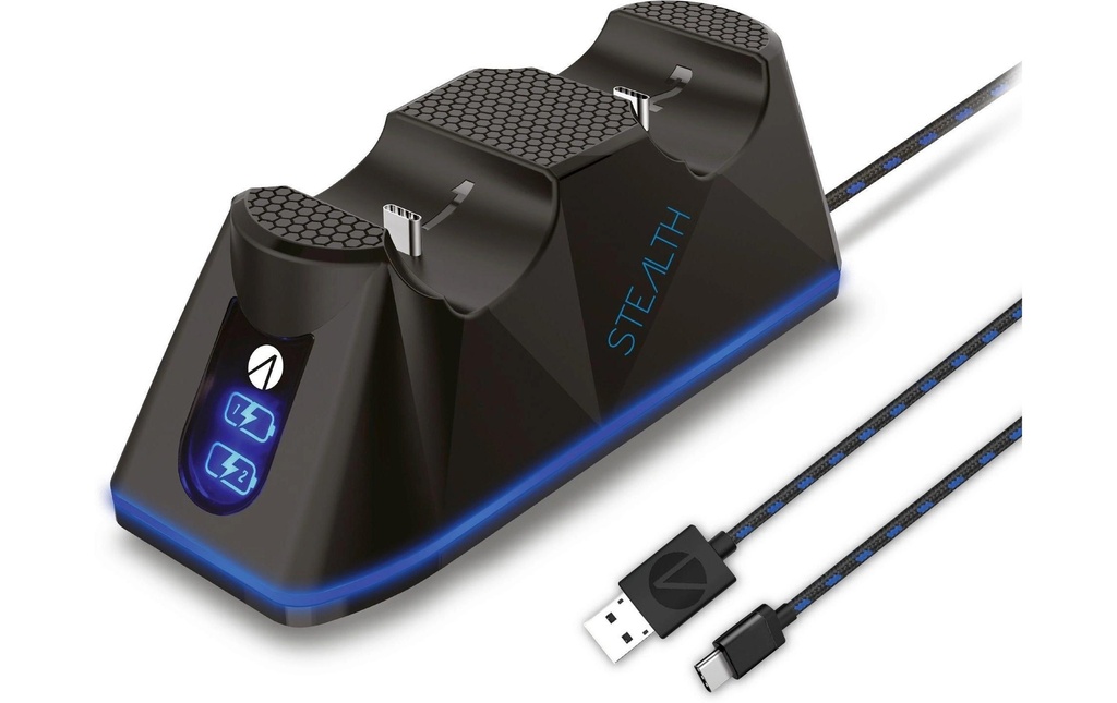 Stealth-Gaming Station de recharge SP-C100 V Twin + câble de charge