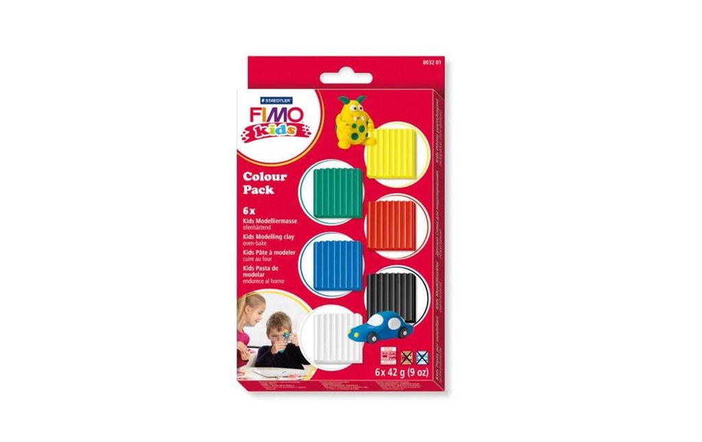 FIMO FIMOkids emb.matériel basic (6 pces)