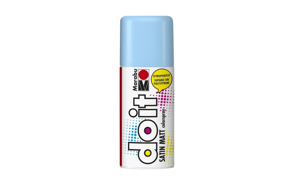 Marabu Peinture aérosol do it Satin 150 ml, Bleu clair