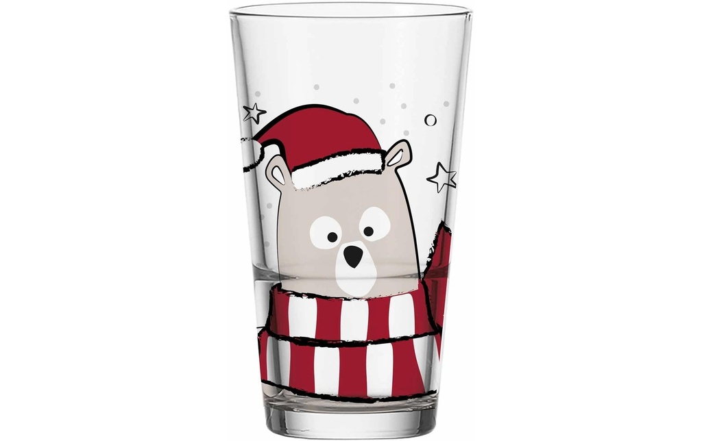 LEONARDO Verre Ours polaire 6 x 330 ml, Transparent