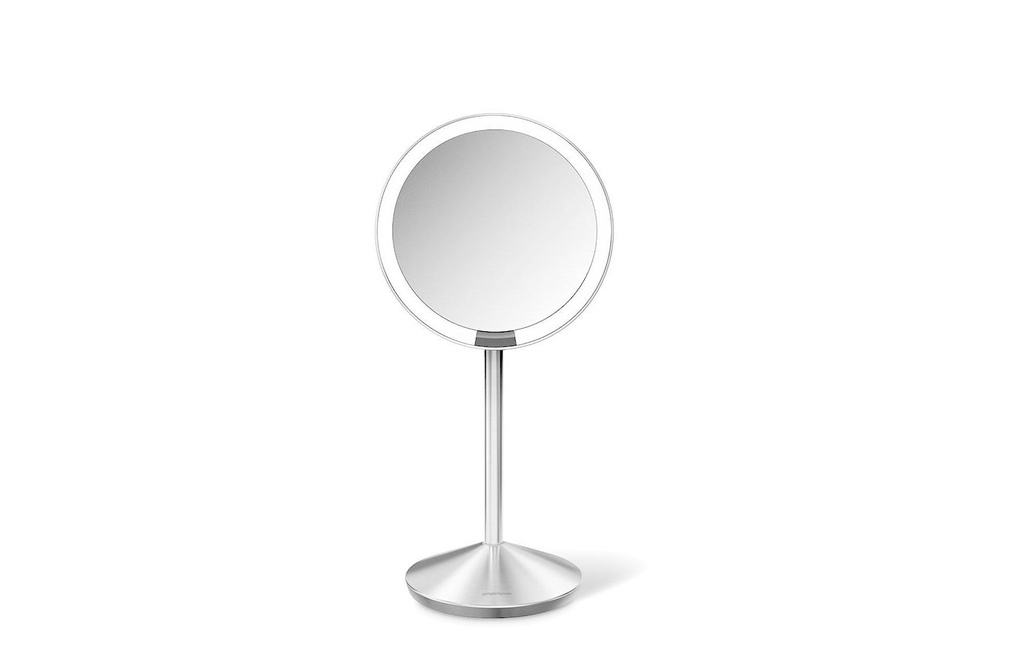 Simplehuman Miroir cosmétique avec capteur 12 cm Argenté