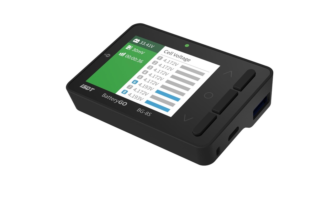 ISDT Testeur à batterie BG-8S Smart Battery Checker