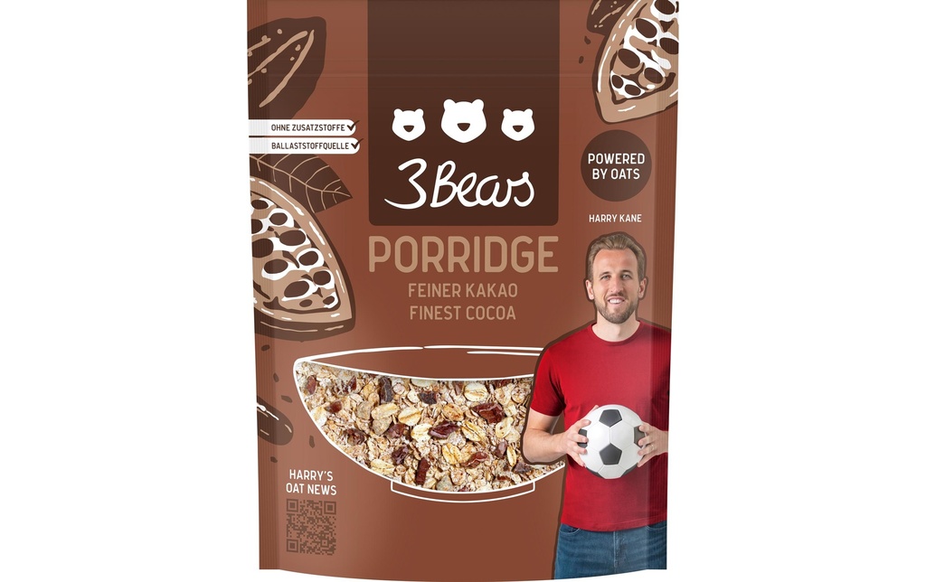 3Bears Porridge au cacao fin 400 g