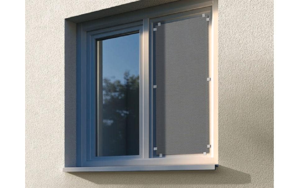 Gardinia Protection d'écran contre la chaleur en extérieur, Gris, 40 x 80 cm