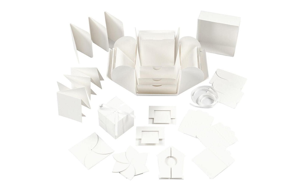 Creativ Company Carton cadeau Blanc, 12 x 12 x 12 cm