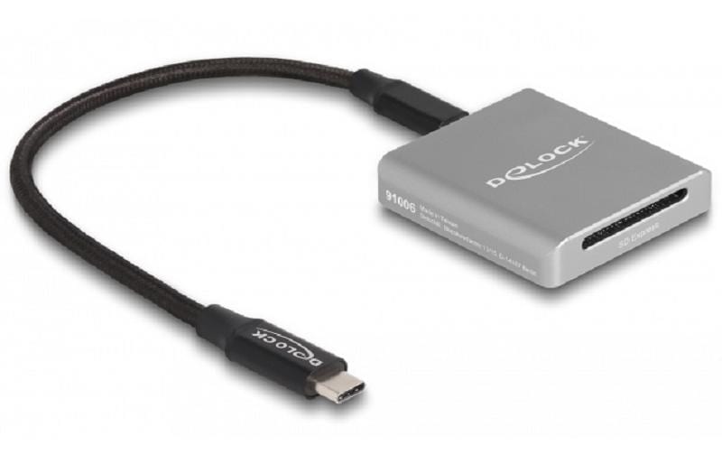 Delock Card Reader Extern USB-C pour cartes mémoire SD Express