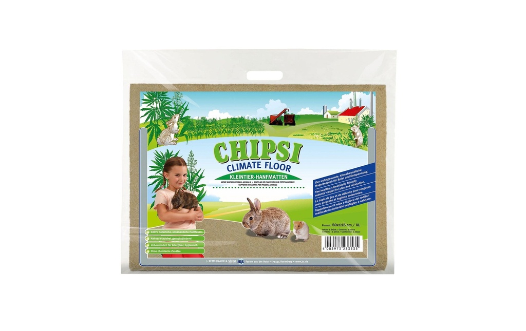 CHIPSI Tapis de chanvre Climate Floor XL, 50 x 115 cm