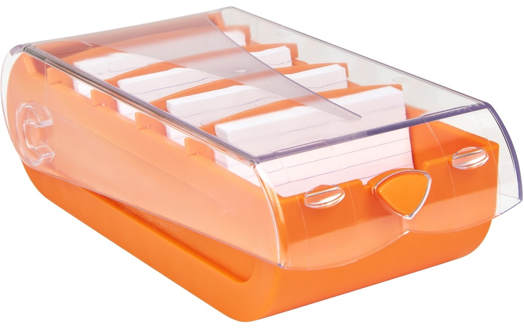 Biella Boîte à fiches Bunny A7 100 cartes, orange