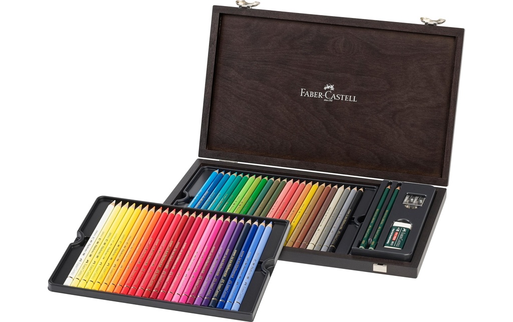 Faber-Castell Crayons de couleur Polychromos de Farbst 48 pièces