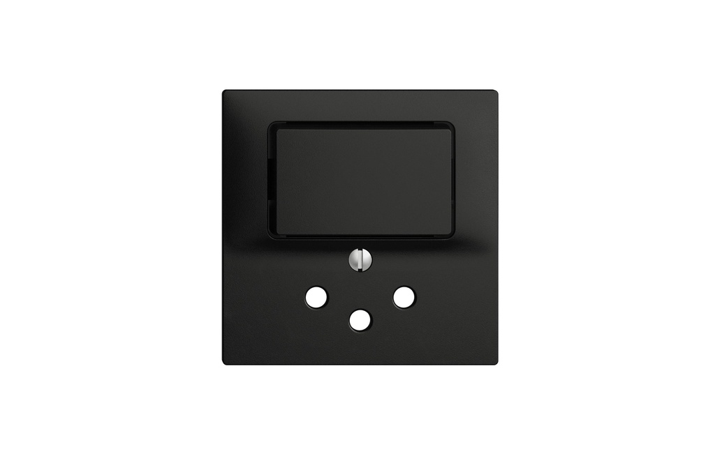 Feller EDIZIOdue Kit de couverture petit combiné T12 Noir