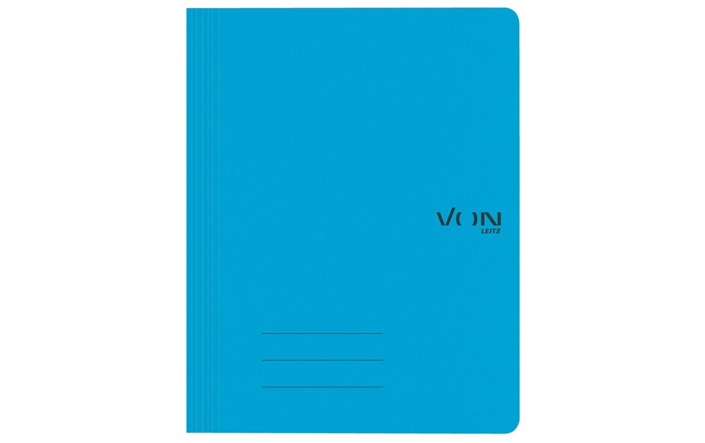 VON Classeur à levier avec mécanisme d'agrafage, Bleu clair,  10 pièces
