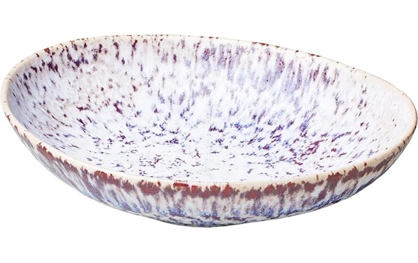 Chic Mic Assiette à pâtes Hortensia 1 pièce, blanc/violet