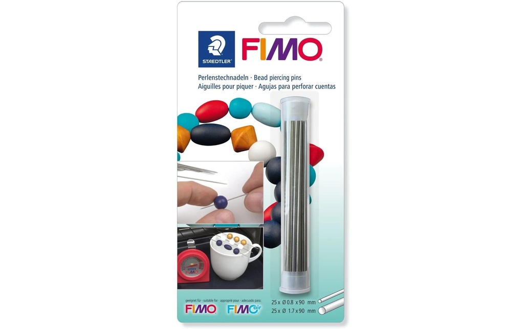 FIMO FIMO épingles perles (50 pces)
