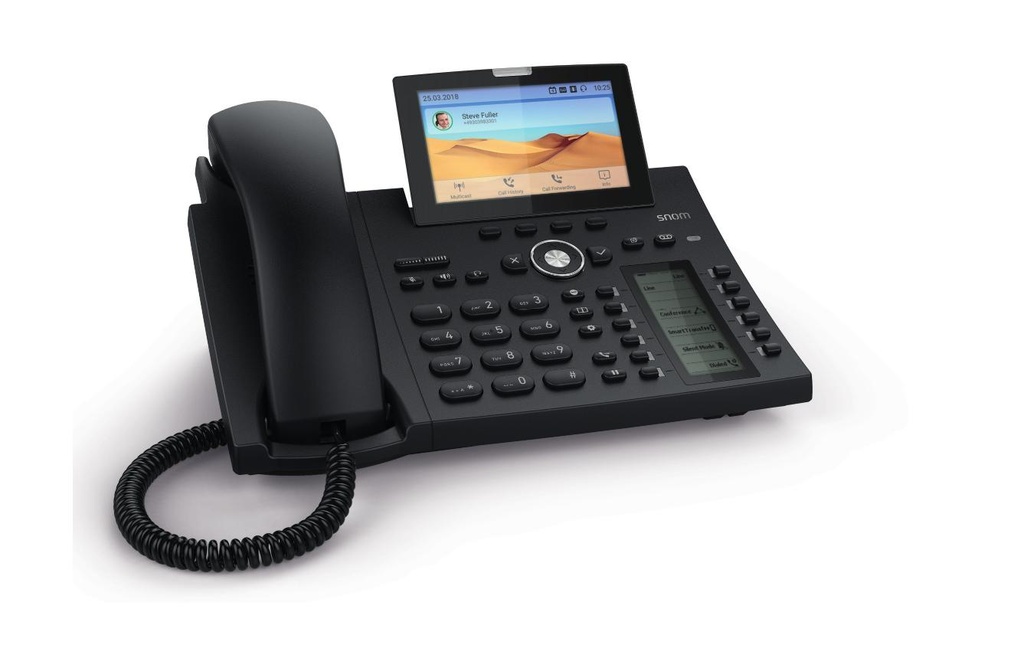 snom Téléphone de bureau D385 Noir