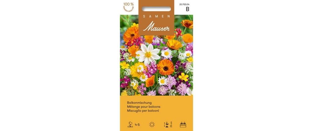 Samen Mauser Semence mélange pour balcon