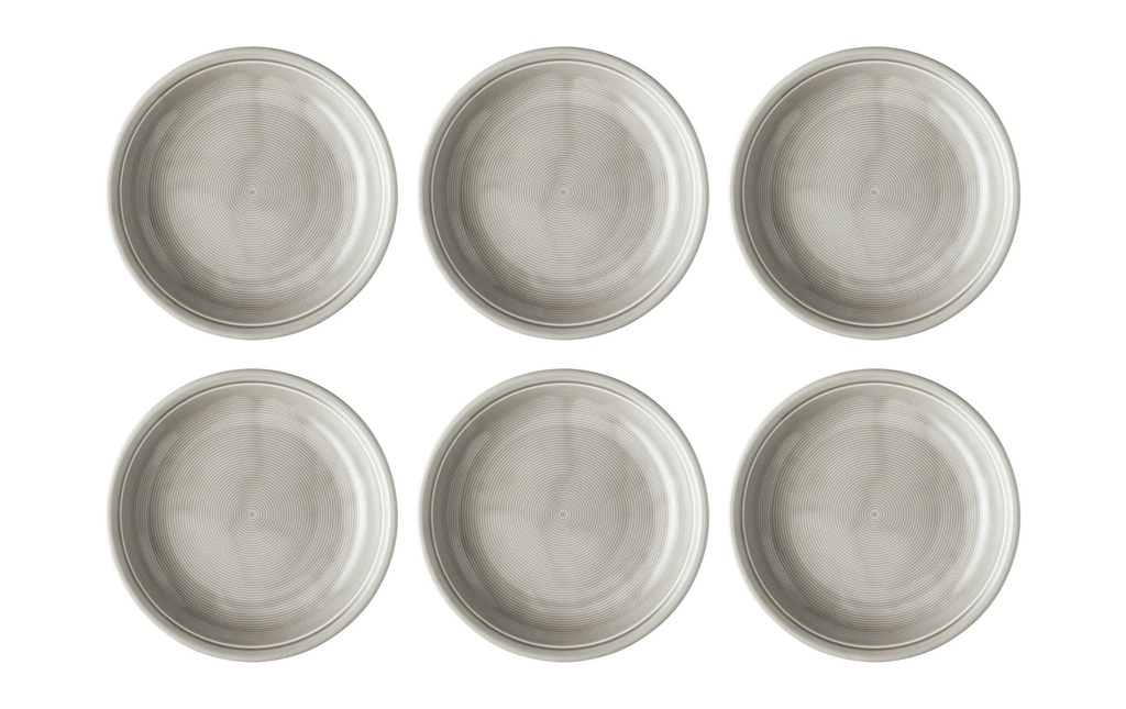 THOMAS Assiette de soupe et de pâtes Trend 6 Pièce/s,Gris, 22 cm