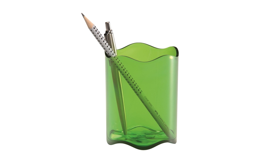 DURABLE Pot à crayons Trend Vert/Transparent
