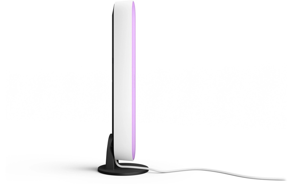 Philips Hue White & Col. Amb. Play Lightbar base blanche + adaptateur secteur