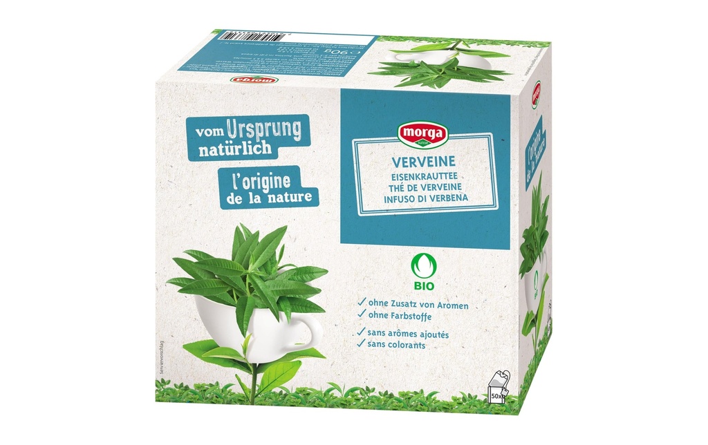 Morga Sachet de thé Thé Verveine biologique 50 Pièce/s