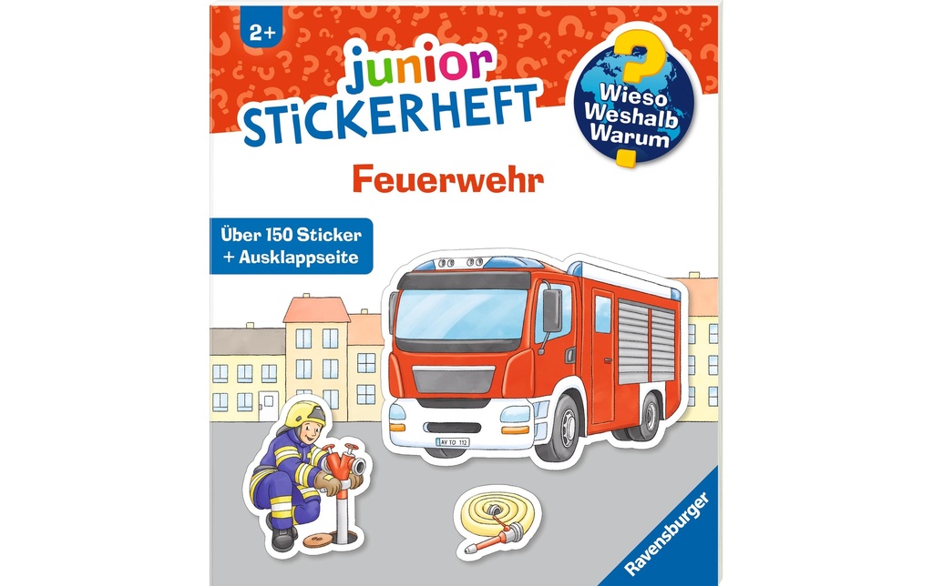 Ravensburger Livret d'autocollants Wieso ? Pourquoi ? Pourquoi ? Pompiers Junior