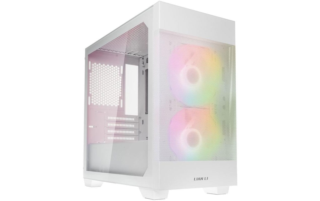 Lian Li Boîtier d’ordinateur LANCOOL 205M Mesh Blanc