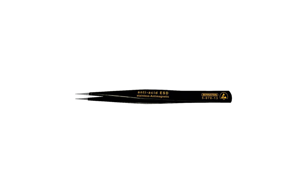 Bernstein Werkzeuge Pince à épiler Universal, ESD SMD 130 mm