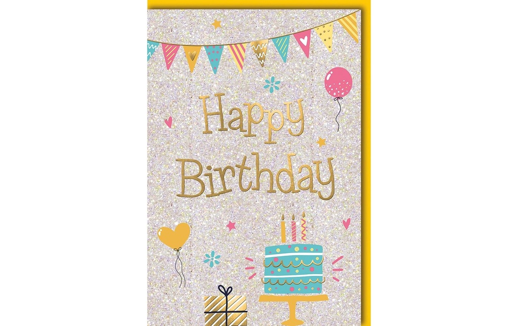 Braun + Company Carte de félicitations Anniversaire 11.5 x 17 cm, enveloppe incluse