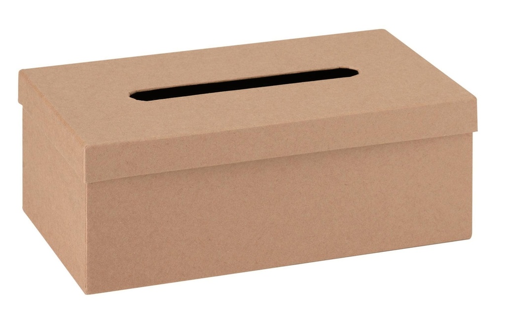 Glorex Boîte en carton Boîte d'essuyage cosmétique