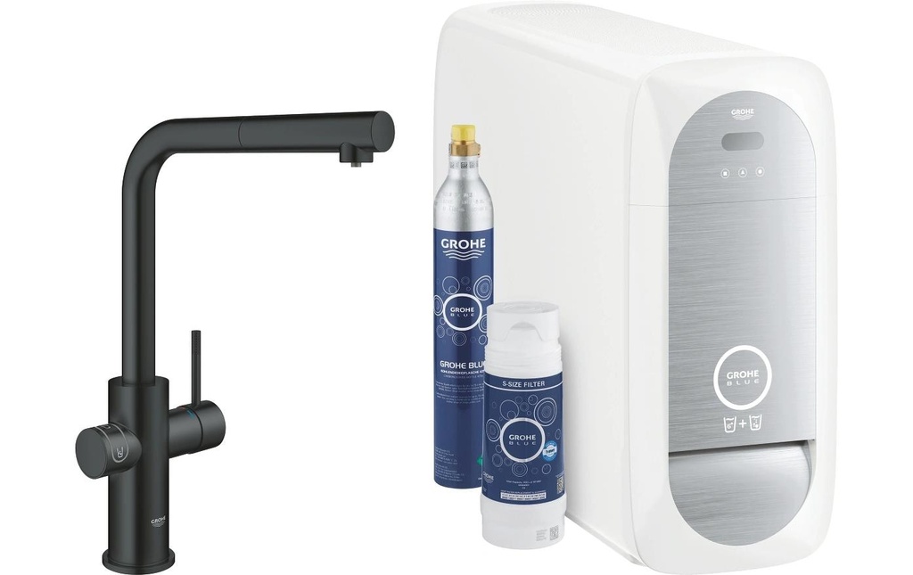GROHE Robinetterie de cuisine Blue Home Goulot en L extractible