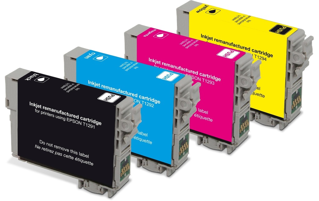 Generic Ink Encre Epson T1291 Multipack Magenta/Yellow/noir/Cyan