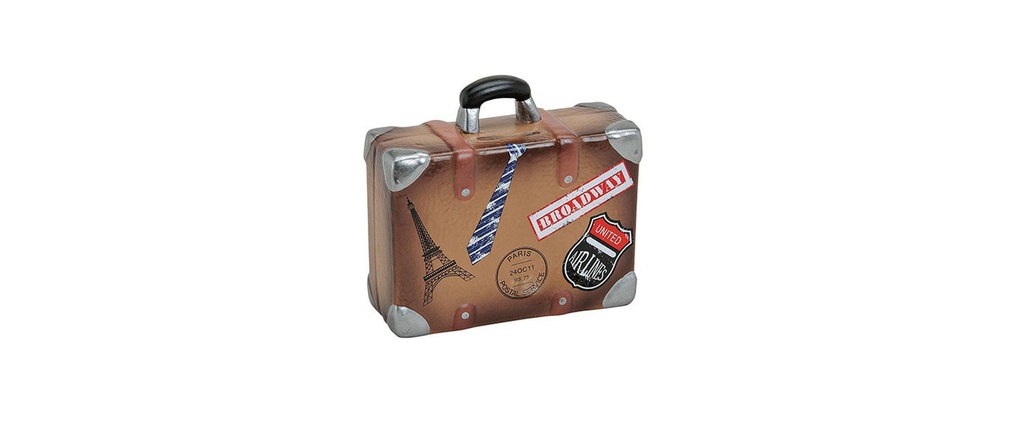 G. Wurm Tirelire Valise 6 x 14 x 13 cm