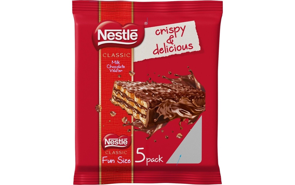 Nestlé Wafer Barre Crispy Wafer 5 x 19 g