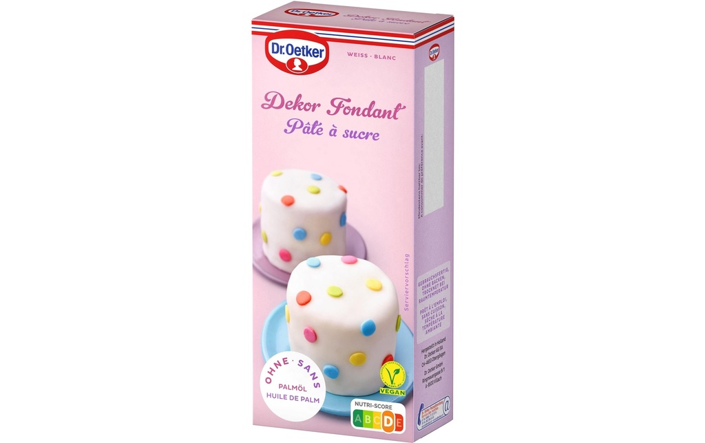 Dr.Oetker Pâte à sucre blanc 250 g