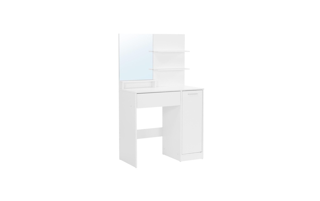 VASAGLE Coiffeuse 80 x 40 x 132 cm, blanc