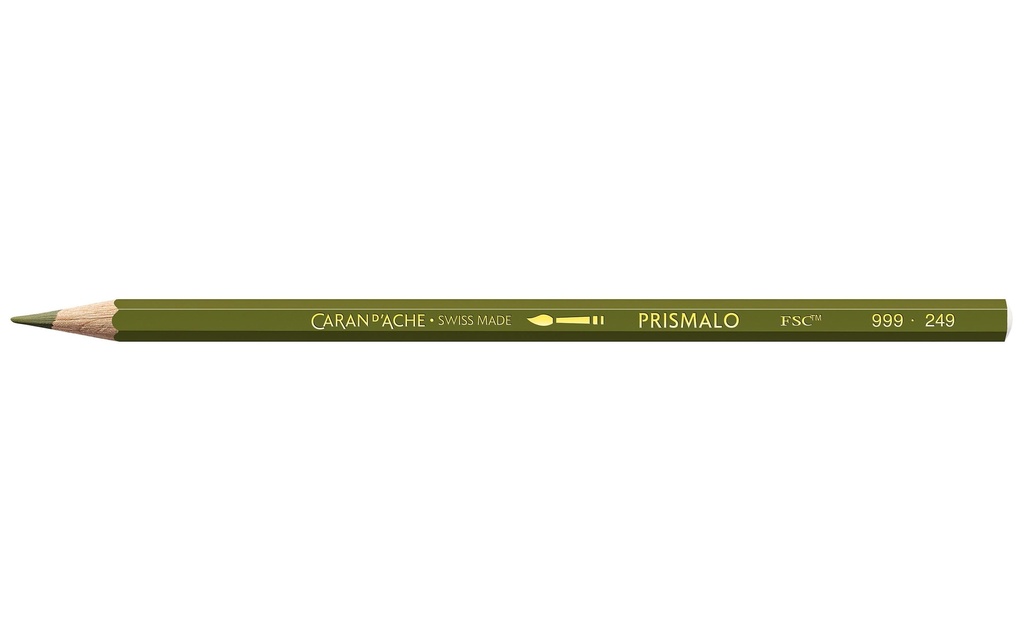 CARAN D'ACHE Crayon de coul.Pris.olive fonc