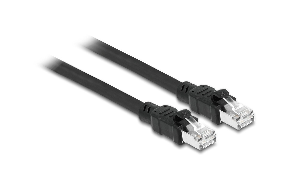 Delock Câble patch Cat 6A, F/UTP, 3 m, Noir