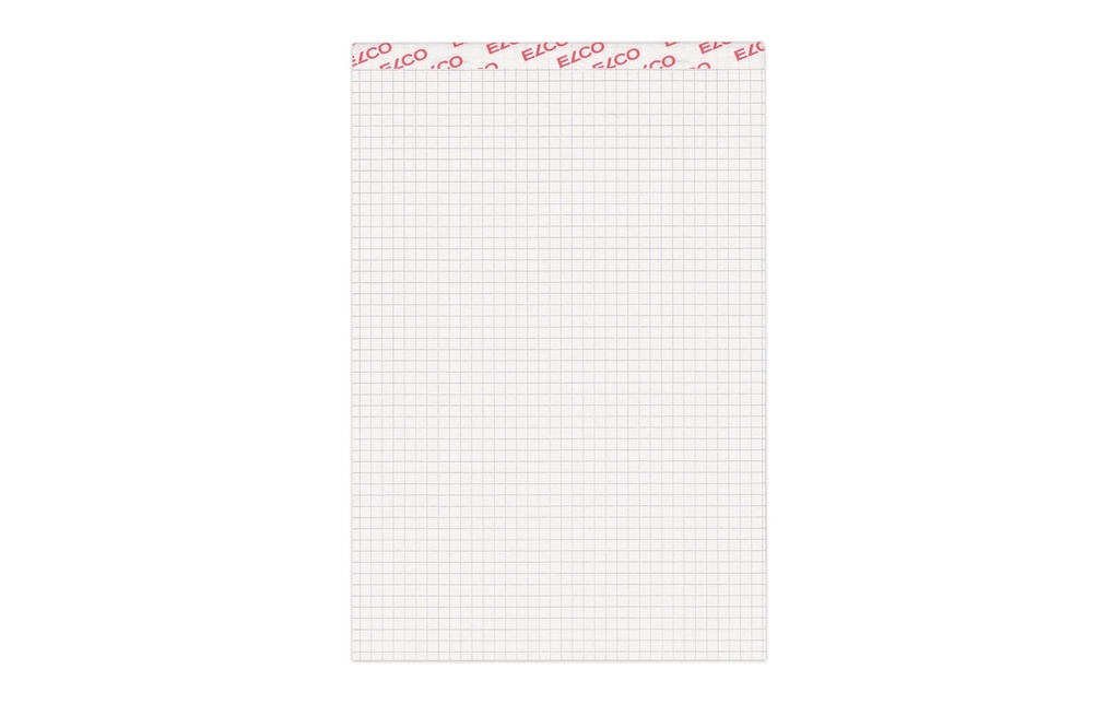 ELCO Bloc-notes A5 70 g/m² ,4 mm quadrillé perforé, 5 pièces