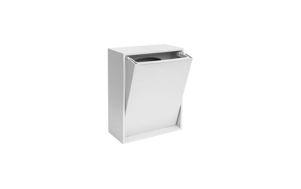 ReCollector Bacs de recyclage 12 l, Brilliant White