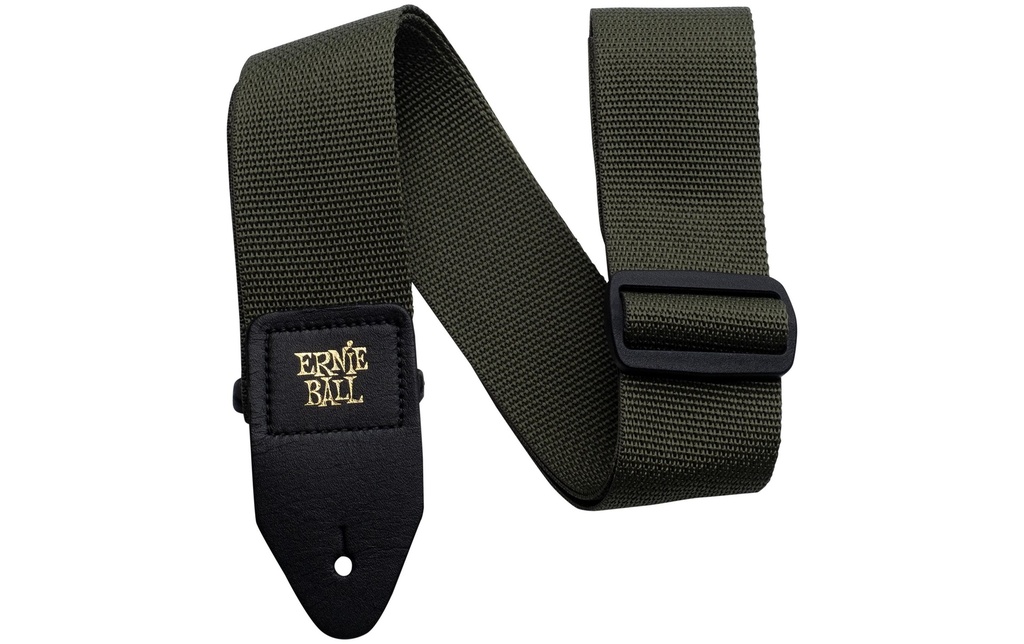 Ernie Ball Sangle de guitare Polypro Olive