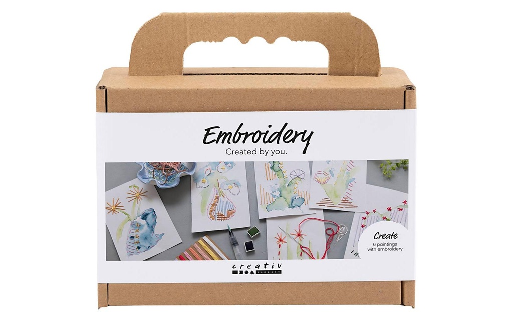 Creativ Company Kits de bricolage Peinture avec broderie