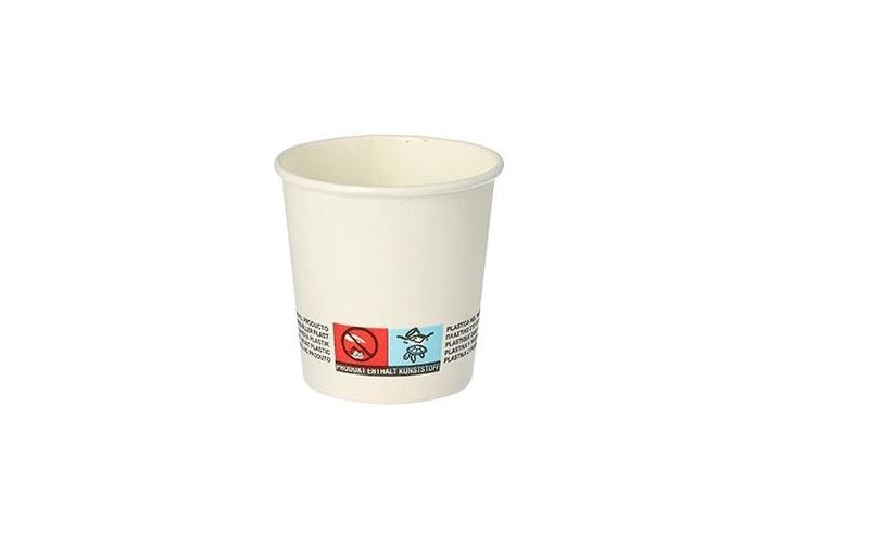 Papstar Gobelets jetables Pure 100 ml, 50 Pièce/s, Blanc