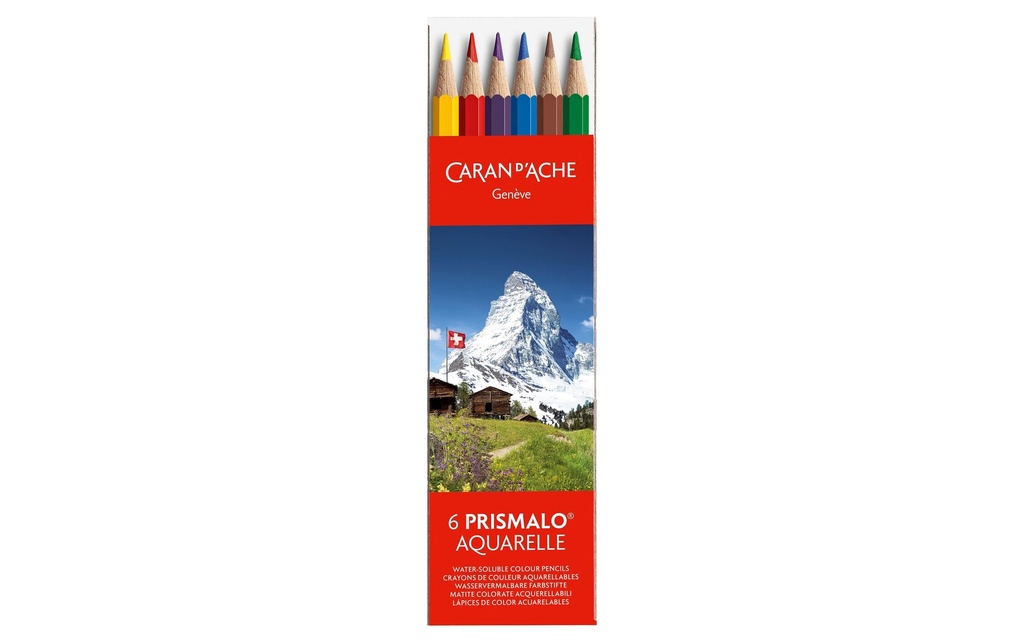 [110999306] CARAN D'ACHE Crayons de coul.Prismalo 6pces (6 pces)