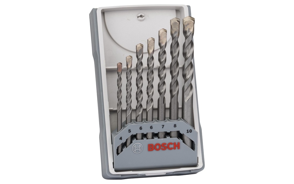 Bosch Professional Kits de forets pour béton CYL-3, 4 - 10 mm, 7 pièces