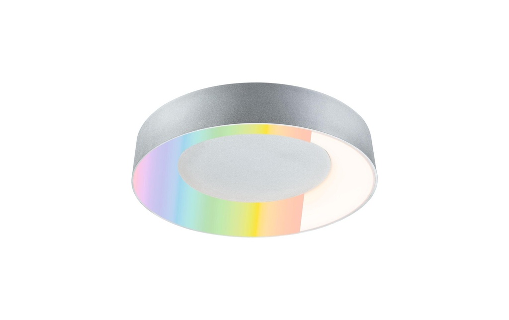 Paulmann Plafonnier Casca IP44, aluminium mat